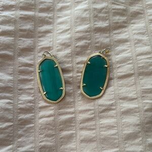 Kendra Scott Teal Drop Earrings